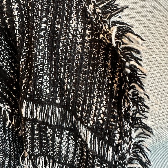 Black and White Chanel Style Blazer Sweater - Picture 4 of 10